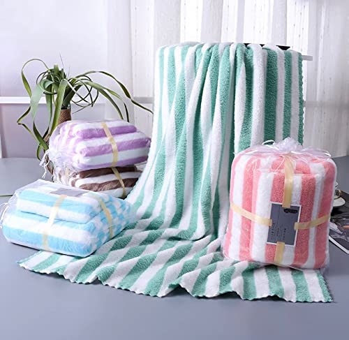 Image of HomeCloud Ultra Soft 300 GSM Bath Towel Set | 3X Softer Than Cotton Towels | Highly Absorbent & Ultra Fast Dry | Perfect for Home, Pool, Spa & Gym |Set of 2 (1 Bath (140x70cm), 1 Face Towel (75x35cm)