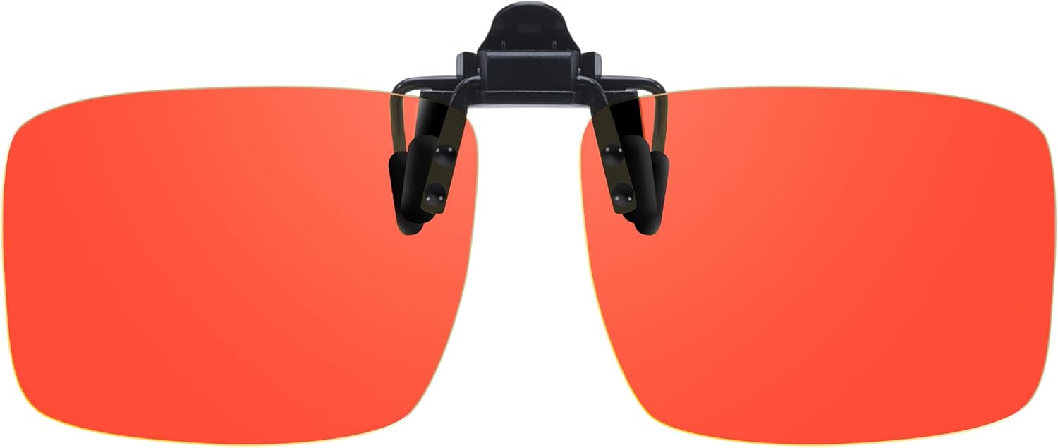 Trysee Rectangular Clip-On Flip-Up...