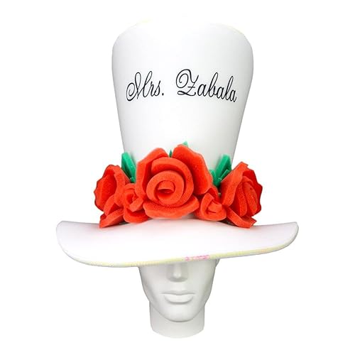 Vista 35 de FOAM PARTY HATS: Venezuela Bride Hat - Wedding Party Hat - Hora Loca Hat - Bachelorette Party Hat - Bridal Shower Hat - Wedding Hair Vine Hat