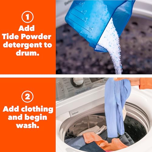 Image of Tide Powder Laundry Detergent, Original Scent, 95 Loads, 108 Ounce (Pack of 2)