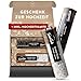 TIMBER TASTE® Salz & Pfeffer Hochzeitsgeschenk Set - Edles Geschenk für das Brautpaar mit Perlensalz & Schwarzer Pfeffer - Personalisiertes Hochzeitsgeschenk - Kleine Aufmerksamkeit zur Hochzeit Set