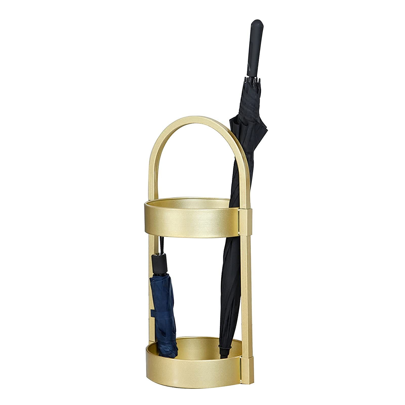 Seau de parapluie LUNEZY cadre en fer forgé doré luxe pour entrée