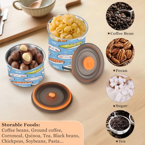 Envase Hermético para Café de Acero Inoxidable 30oz miniatura 5