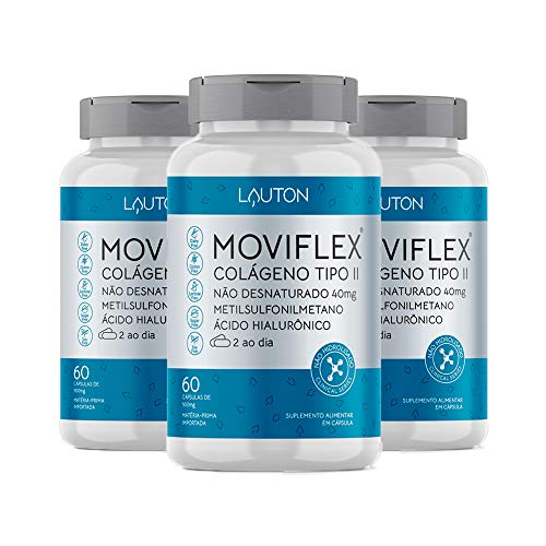 Moviflex Colágeno Tipo II - 3 unidades de 60 Cápsulas - Lauton