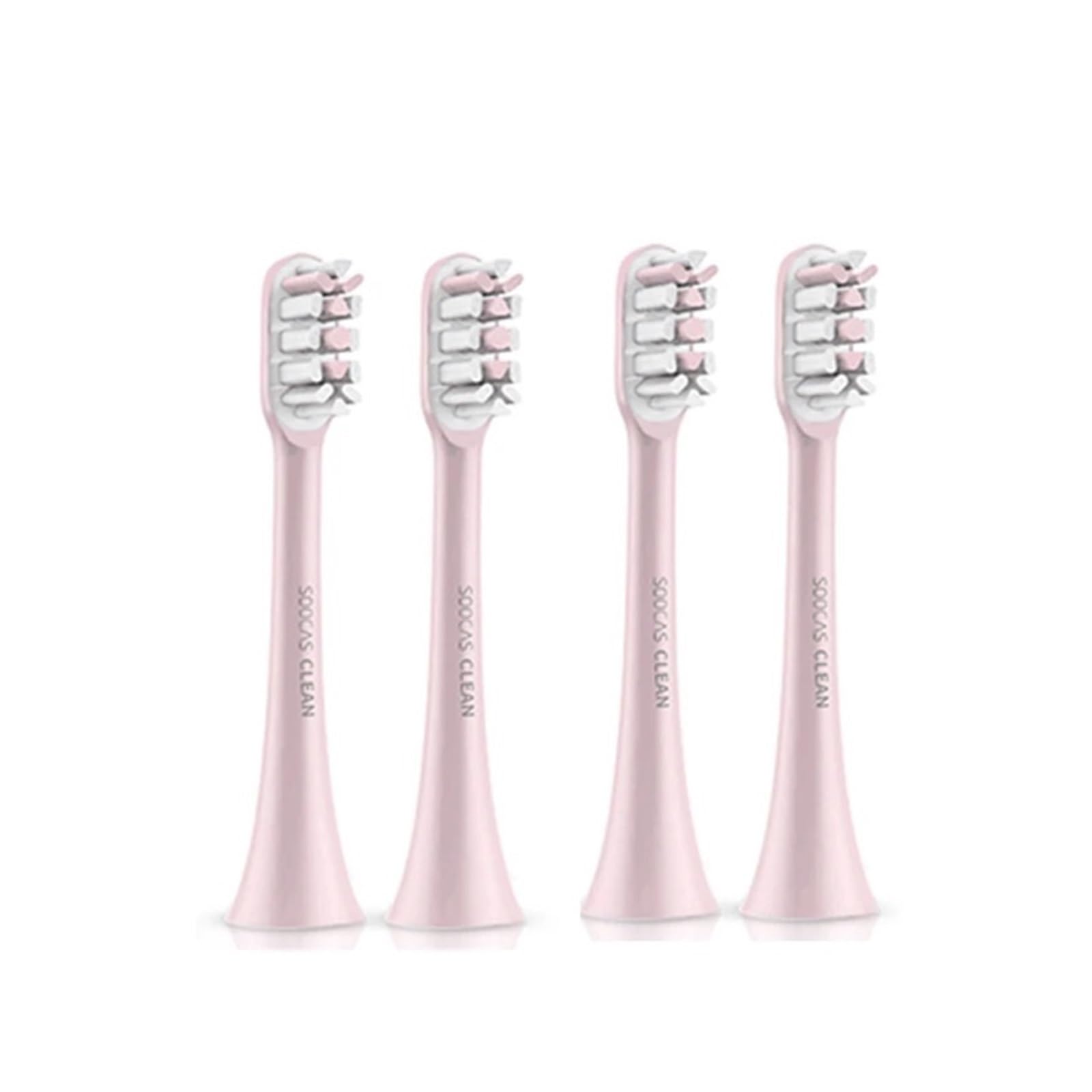 tianwandong Wymienne końcówki szczoteczki sonicznej X1 X3 X3U X5(Pink 4 pcs)
