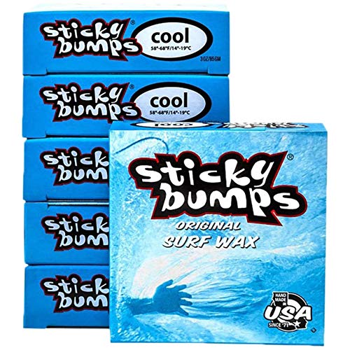 Sticky Bumps Original Cool Temperature Surfboard Wax 12 Bars Dozen Pack #TOP25