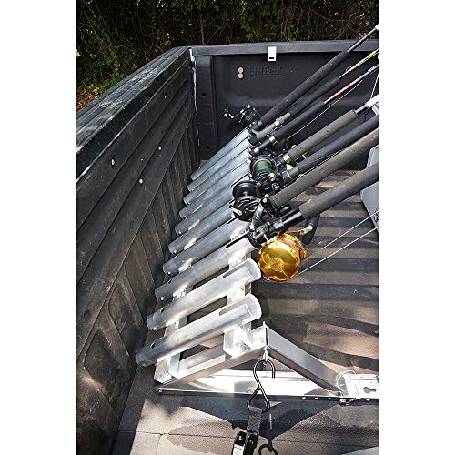 Viking Solutions Truck Bed/Wall Mount Rod Rack - Adjustable Durable Easily-Transportable Rod Holder, 10 Rod Capacity - Thumbnail 6