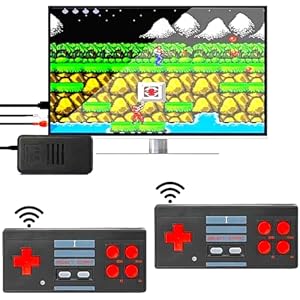 SRA Extreme Mini Plug and Play Wireless Game Box HD 1080p TV Retro Video Game for Kids 620 Extreme Mini Game Box (8 Bit Retro Games) Tv Video Game Set for Tv Gaming 2 Player Wireless Extreme Mini Game Box with Classic Inbuilt (Kids Edition Extreme)