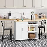 Shintenchi Kitchen Island Cart with...