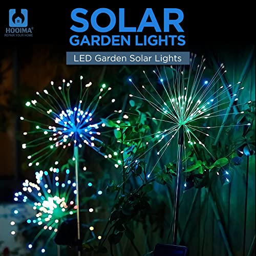 Hooima Raised Garden Bed - Rust Proof Galvanized, Reinforced Steel Bottomless Planter For Growing Flowers & Veggies - Adjustable Size To 4Ft. Long And 2.1Ft. Wide Plus You Get A Led Solar Lamp Light #TOP6