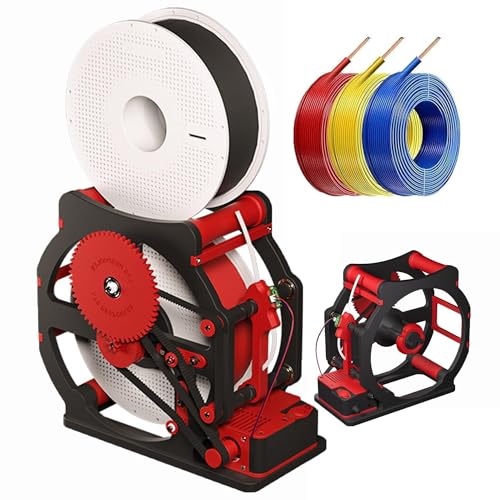 Rebobineur automatique de filament 3D rouge pour bobine 1kg