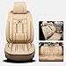 Housse De Siège Automobile Respirant Glace Soie Résistant À L'Usure En Cuir Quatre Saisons Gm Pour Audi Bmw Volkswagen Toyota Public Thai , Beige , Standard Edition