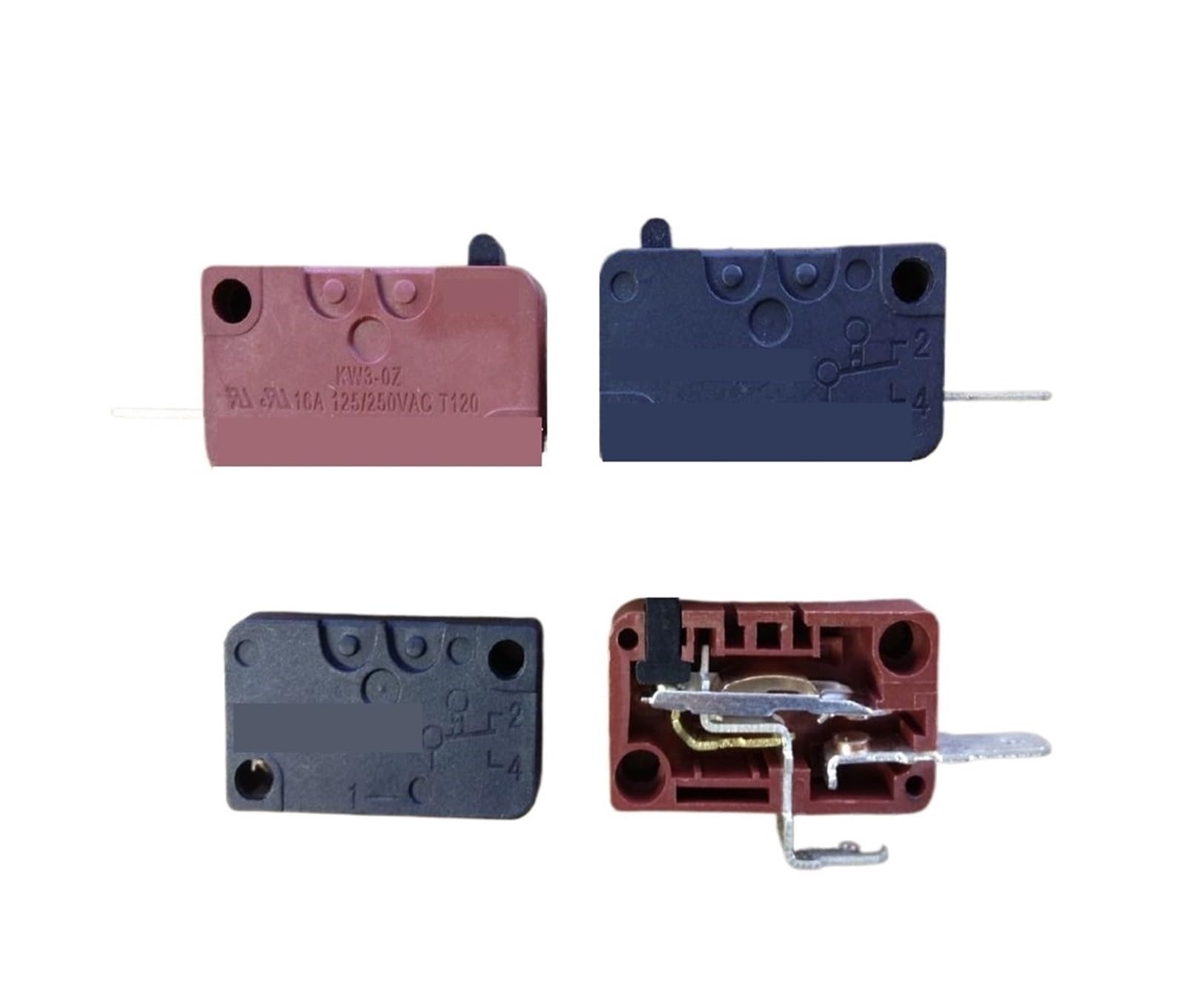 Micro Switch KW3-0Z contact en argent 6A 250V lot de 50 pièces pour interrupteur limiteur