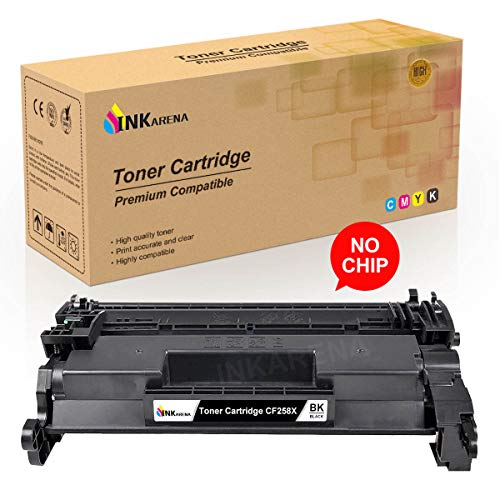 Inkarena Compatible Toner Cartridge Replacement for HP 58X CF258X 58A CF258A use for HP Laserjet Pro M404n M404dn M404dw, MFP M428fdw M428fdn M428dw M304 Printer (Black, 1 Pack, Without chip)