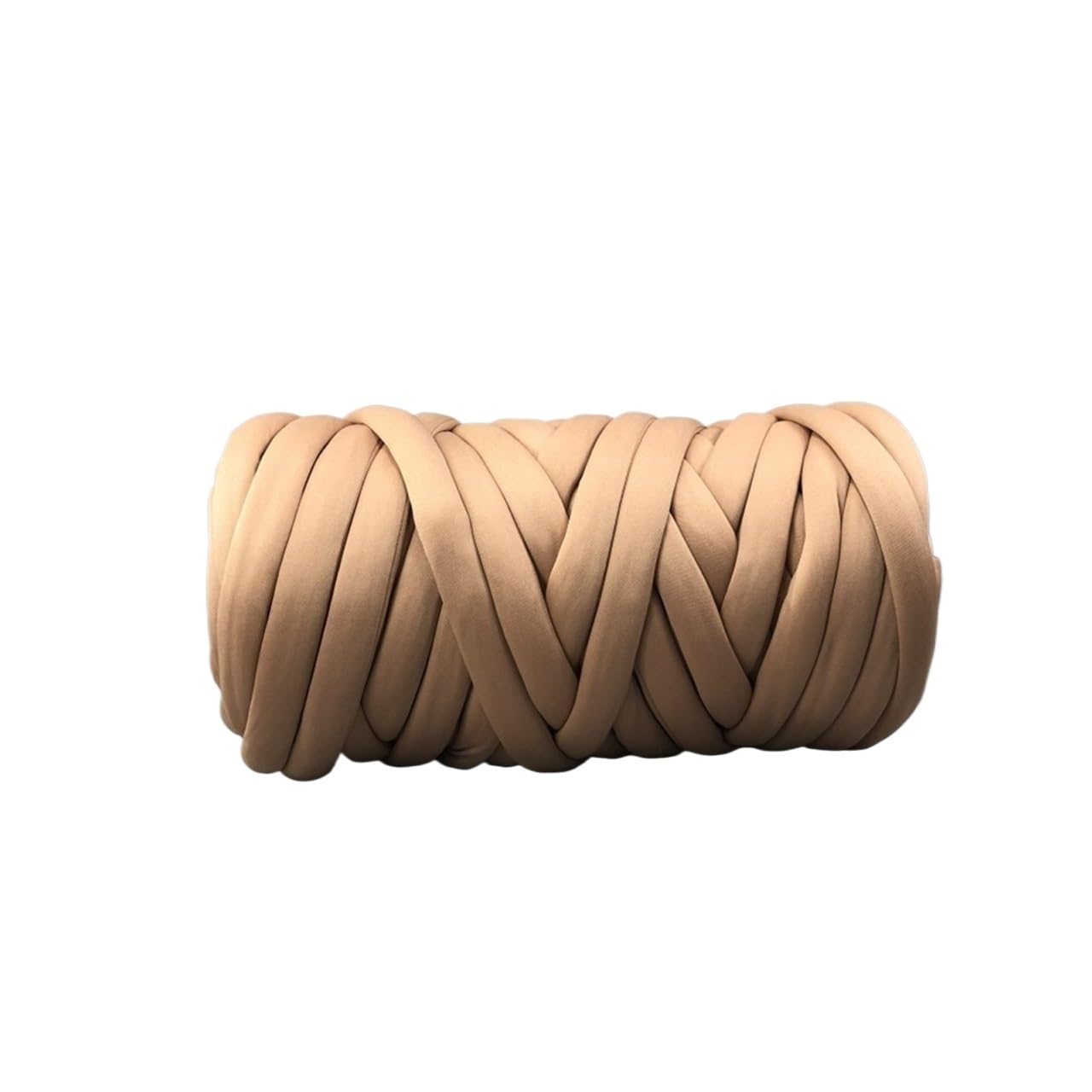 Filato di cotone vegano grosso for maglieria da braccio multicolore 25 metri(Khaki)