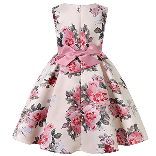 2T-9T Flower Girls Pageant Party Dresses Kids Special Occasion Floral Formal Dress2