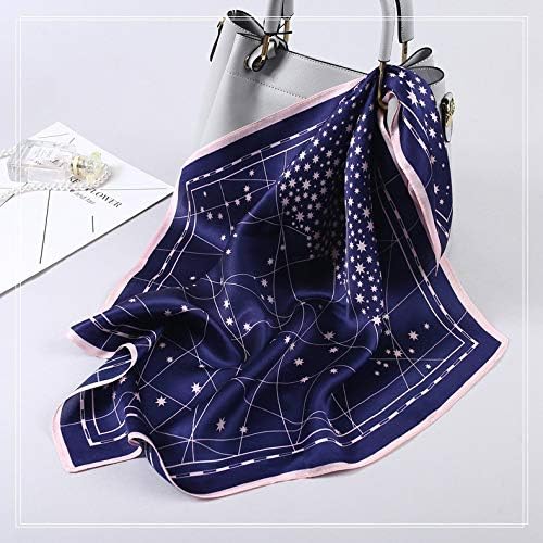 ANDANTINO 100% Real Mulberry Silk Scarf -21'' x 21''- Lightweight Neckerchief –Women Men Small Square Digital Printed Scarves - Image 5