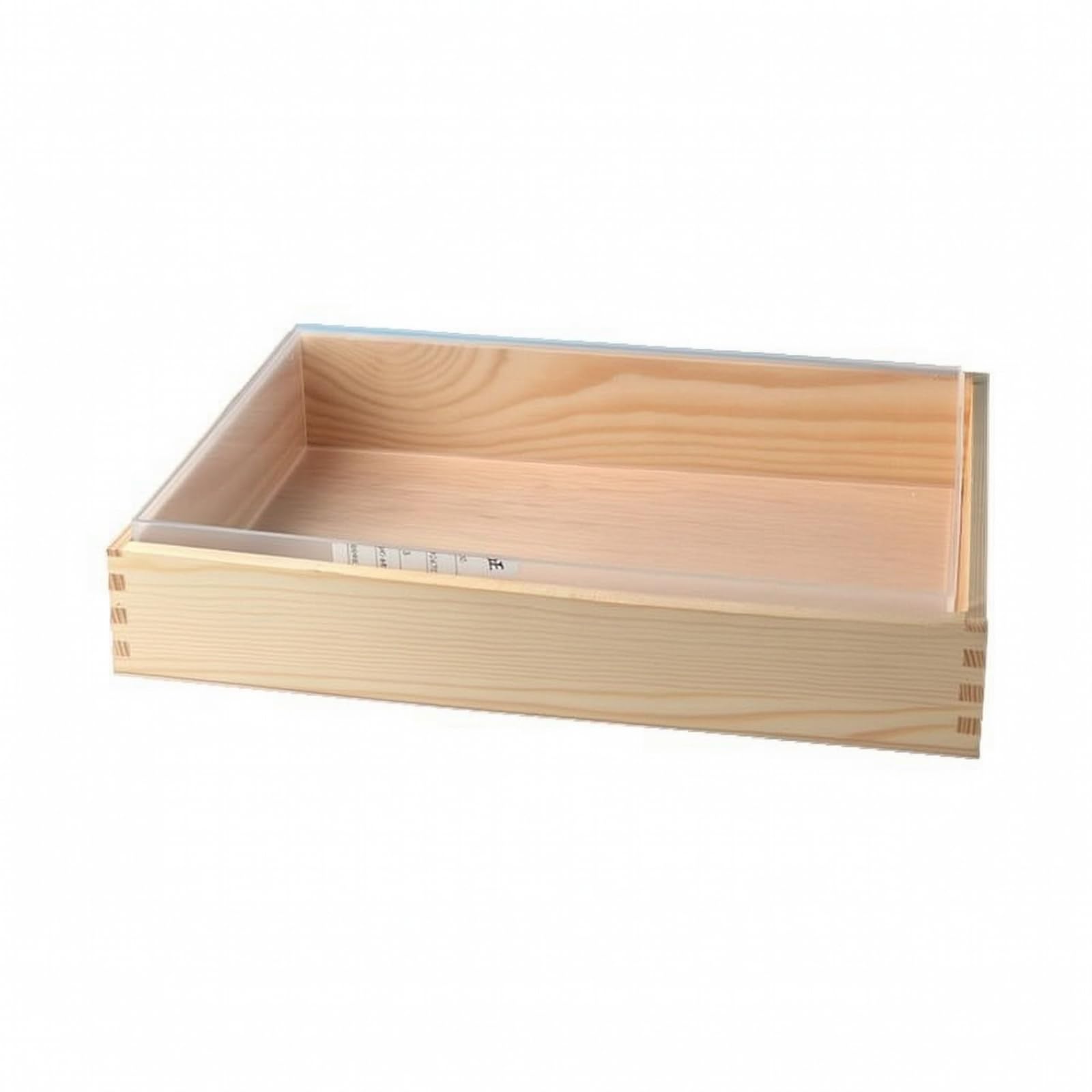 Scatola da ta in Legno Giapponese | Vassoio Decorativo, Basso, Contenitore, per Banchetti, Chef, Scatola Trasparente