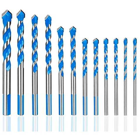 Hakkin 12 Pcs Masonry Drill Bits Set Cover
