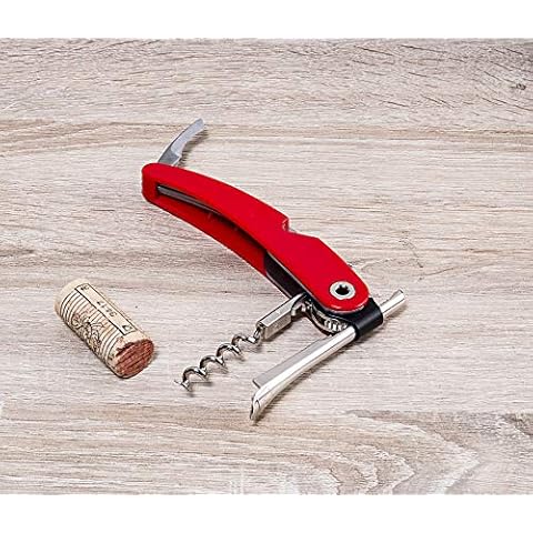 Vacu Vin Single Pull Corkscrew with Foil Cutter Cover