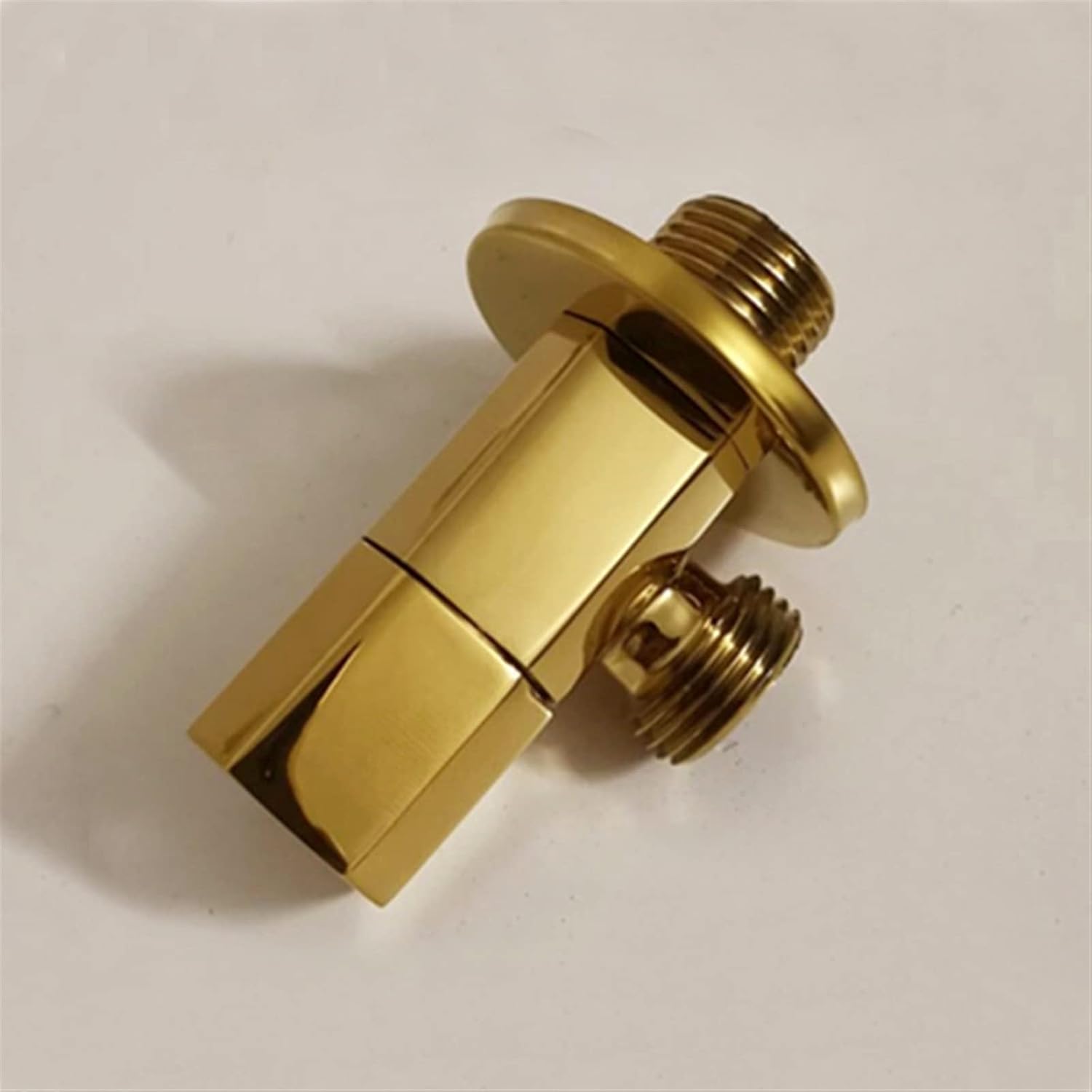 Gold Angle Valve Copper Triangle General Bathroom Water Stop Toilet 1Pcs
