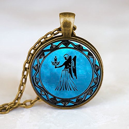 Amazon.com: Virgo Zodiac Pendant, Virgo 