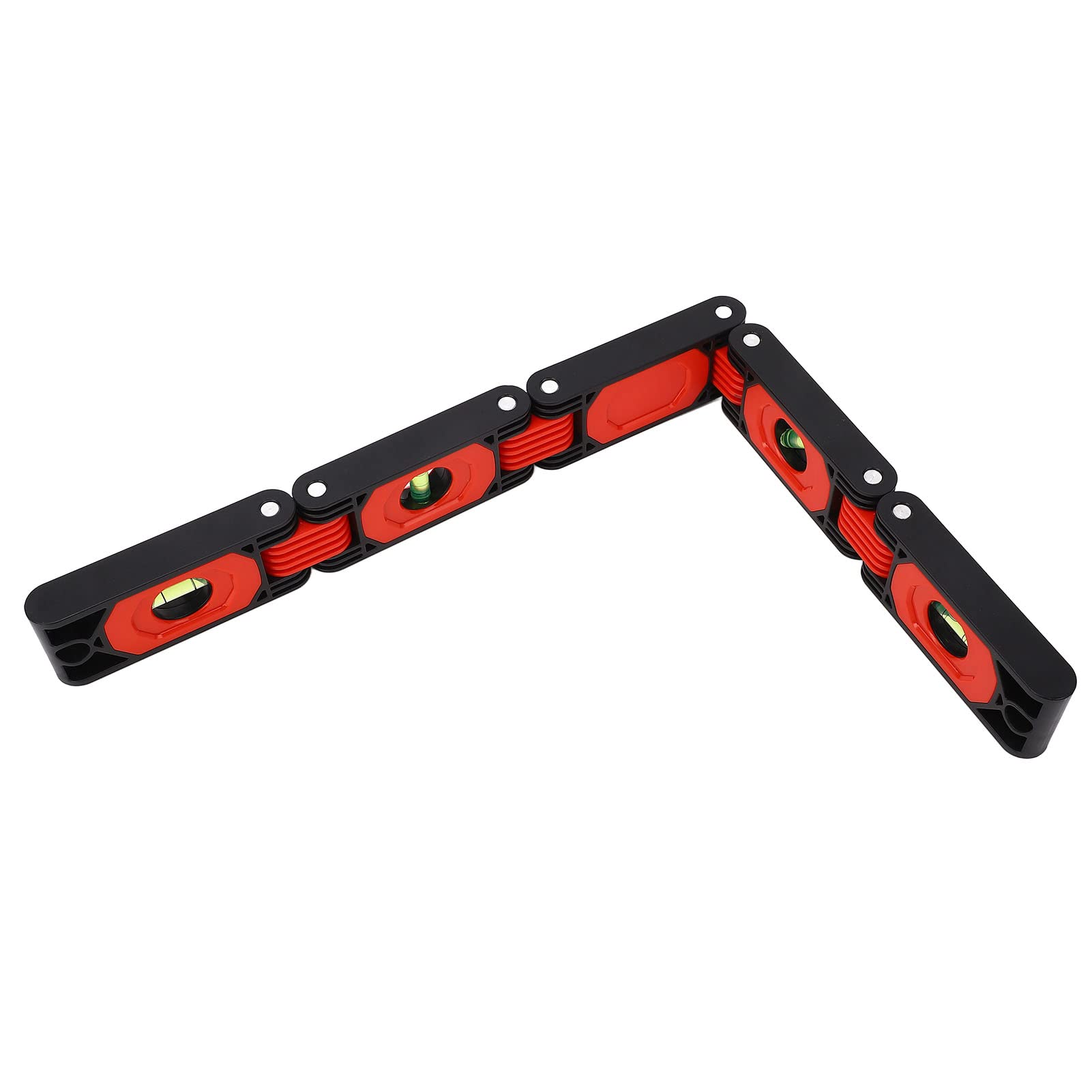 Aimant de la règle de niveau de bulle pliable outil de mesure d'angle extensible pour les tâches de bricolage domestiques