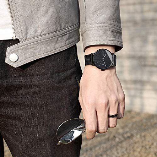 Image of Automatic Watch for Men, Japanese Automatic Mechanical Movement, Sapphire Crystal, Date Display, 50M Water Resistant, 40mm Minimalist Dress Watch