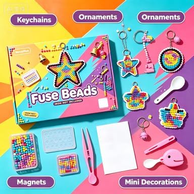74K Pcs 144-Color Fuse Beads Kit