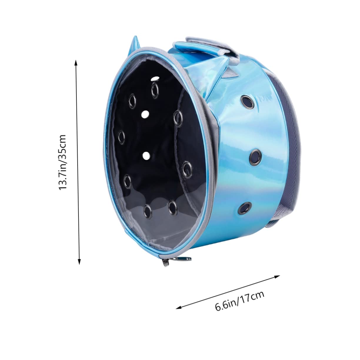 GRIRIW Travel Bag for Cats Portable Pet Backpack Transparent Carrier Adjustable Straps for Comfort