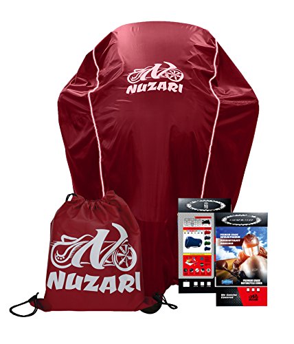 Premium Weather Resistant Motorbike Cover. Waterproof High Grade Polyester w/Soft Screen, Heat Resistant