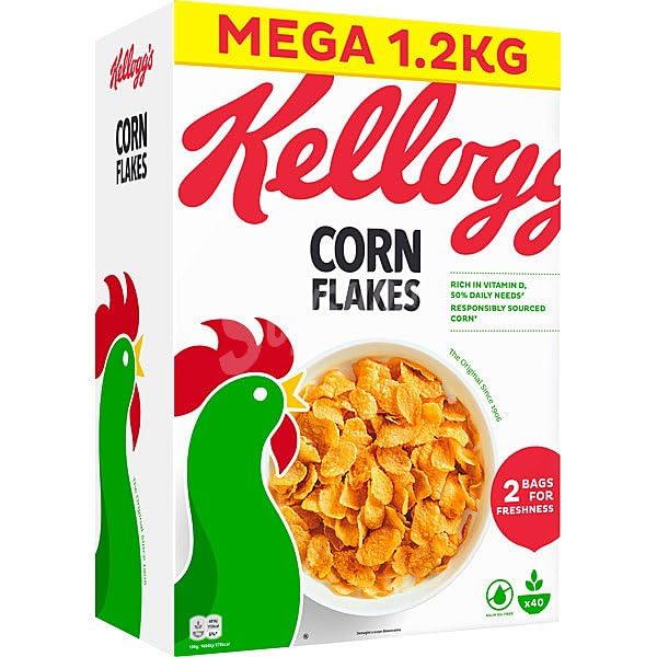 KELLOGG'S Copas de maíz de 1200 g – 4 unidades