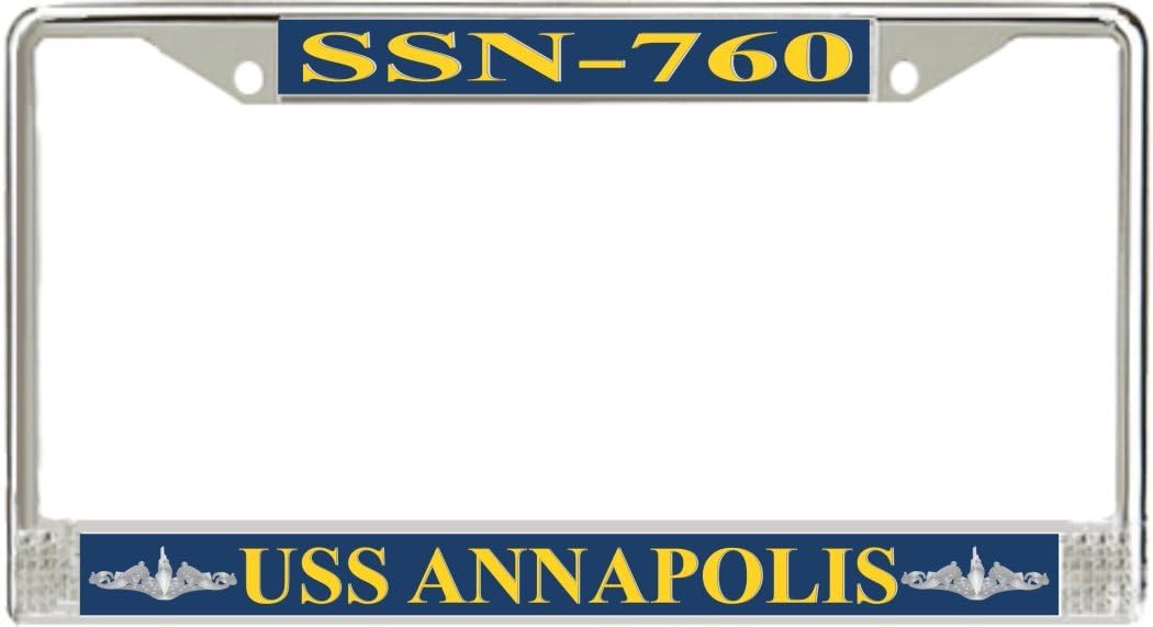 MilitaryBest USS Annapolis SSN-760 Officer License Plate Frame
