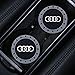 Cup Holder Insert Coaster Fit Audi A1 A3 RS3 A4 A5 A6 A7 RS7 A8 Q3 Q5 Q7 R8 S Series,Anti Slip Car Cup Coaster Interior Accessories