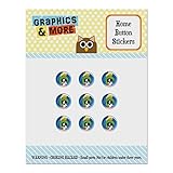 Looney Tunes Marvin The Martian Set of 9 Puffy Bubble Home Button Stickers Fit Apple iPod Touch,...