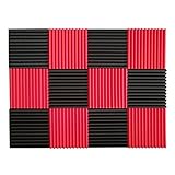 SODIAL 12 Pcs Paneles acusticos Insonorizacion Espuma Baldos