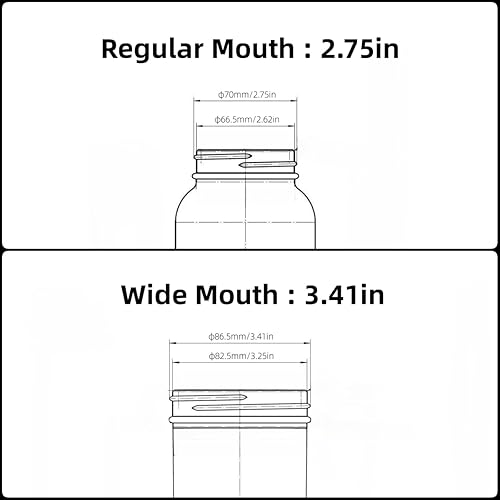 Miniatura 3 de Paquete de 18 tapas negras para tarros Mason de boca regular con anillos de silicona, tapas de plástico para frascos, tapas de conservas de