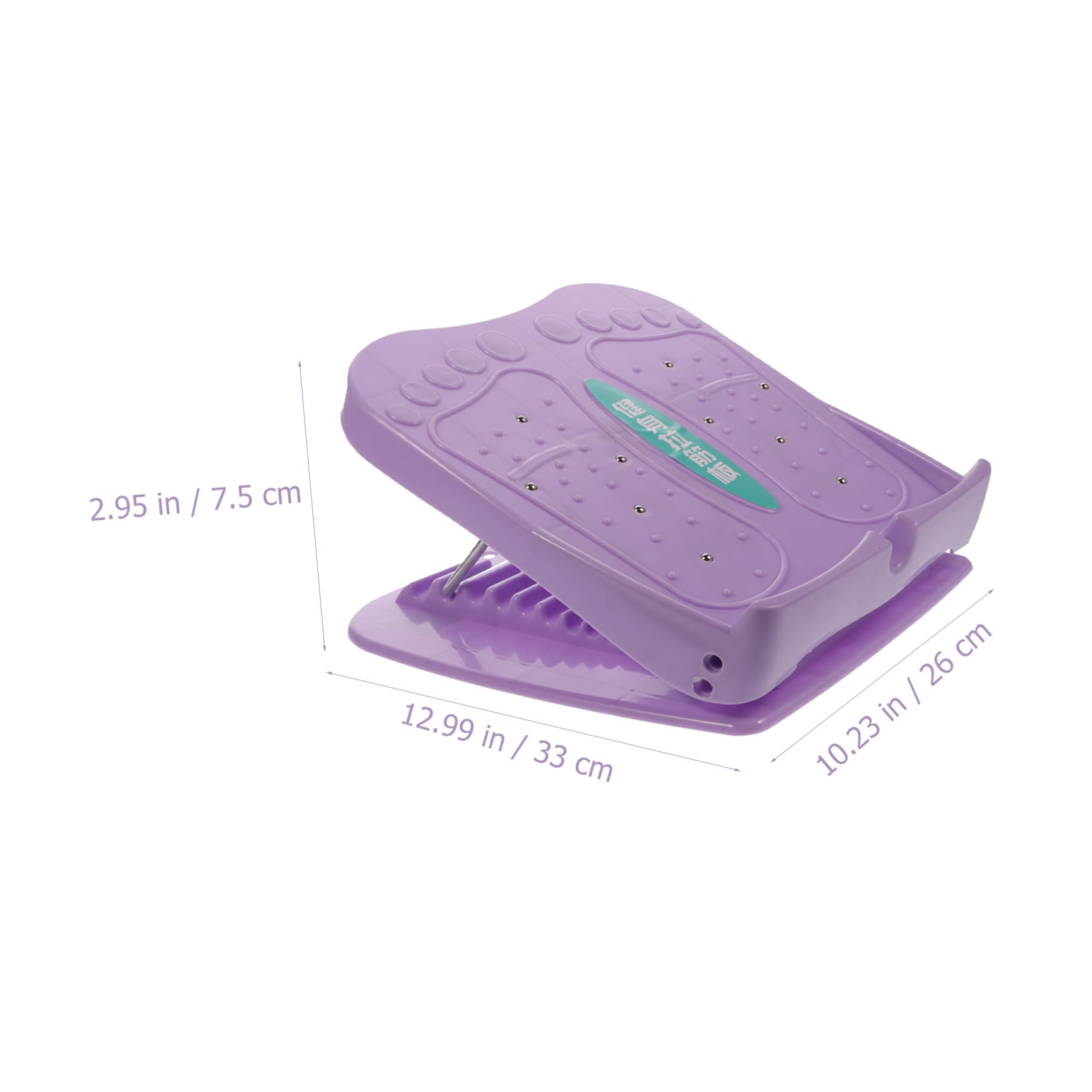 Happyyami 1Pc Portable for Foot and Calf Stretching Durable Inclined Pedal Design for Home Use Purple Color Ankle and Leg Exercise Equipment