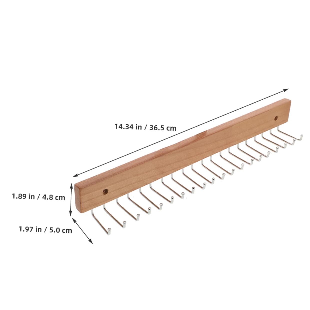 MAGICLULU Eisen Krawattenhalter und Krawattenorganisator 2 Stück mit 20 Haken Wandmontierter für Multifunktional und Platzsparend Schlafzimmer und Kleiderschrank