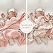 100% Cotton Muslin Baby Blanket - Large Reversible Receiving Blankets for Baby Girls, Soft & Lightweight, Perfect Muslin for Newborns, Infants & Toddlers, 7 Layers Design, Machine Washable, Pink