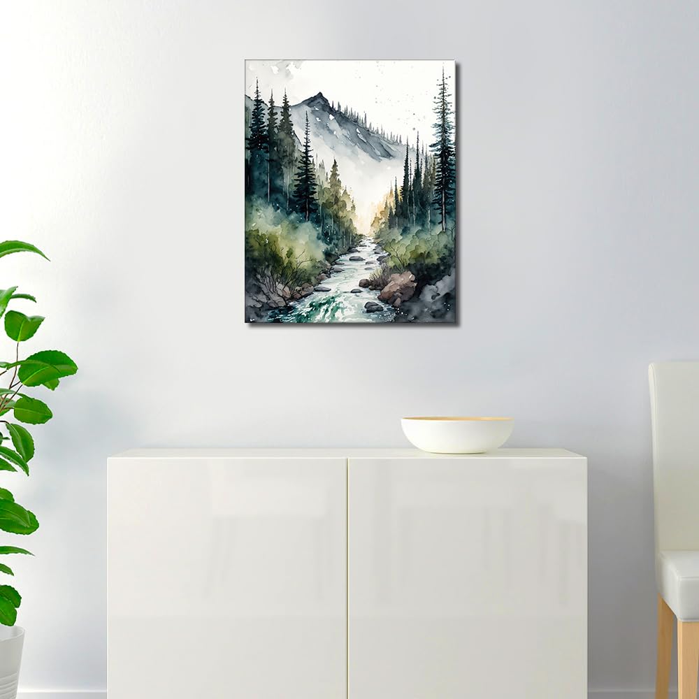 YEESAM ART Pintura De Bricolaje Por Números Para Adultos Principiantes Niños, Niña En La Selva Blanca