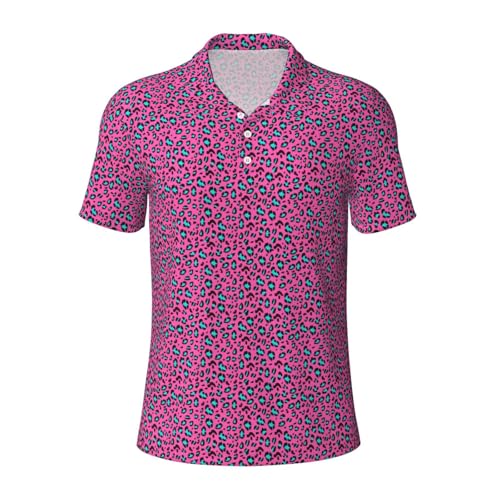 Chemise imprimé léopard mignon pour homme : le confort du sport au bureau