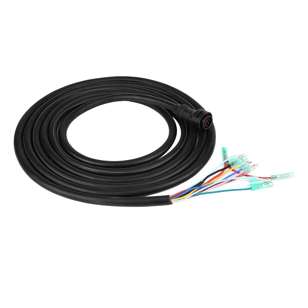 Cablaggio Marino Elettrico, Cavo 10 Pin da 16 Piedi con Connettore Compatibile con Yamaha 703, Ricambio 688-8258A-20-00 per Scatola Comandi di Motore Fuoribordo Nautico