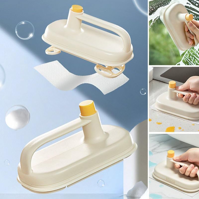 Miniatura 4 de Cepillo de limpieza con mango, toallita mágica desechable, desechable, eliminación de grasa de cocina, almohadilla para fregar, trapo de limpieza