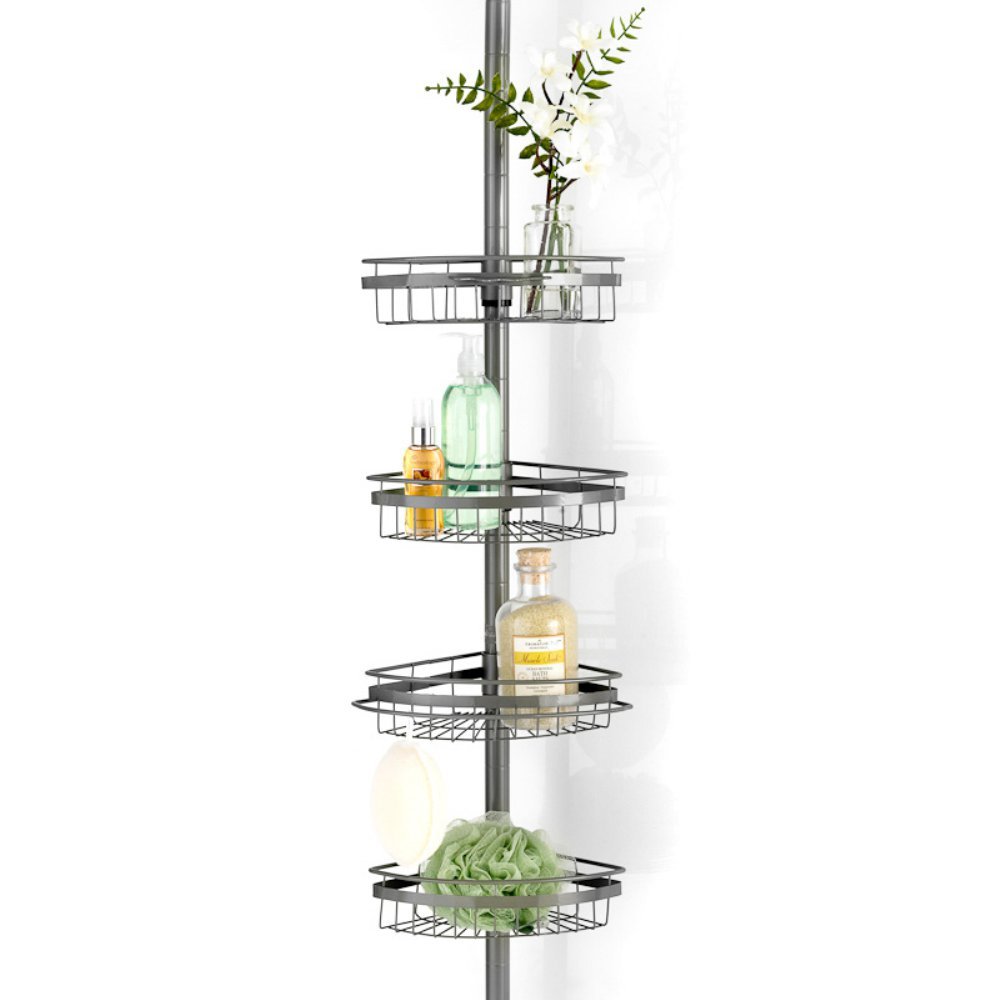 Popular Bath Ultimate Shower Caddy 4-Tier Corner Chrome