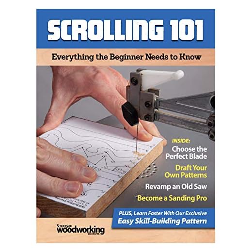 Scrolling 101: Everything the Beginner Needs to Know (Fox Chapel Publishing) Scroll Saw Basics, Choosing Blades, Adapting Patterns, Using a Starter Saw, Sanding, and a Skill-Building Exercise Pattern