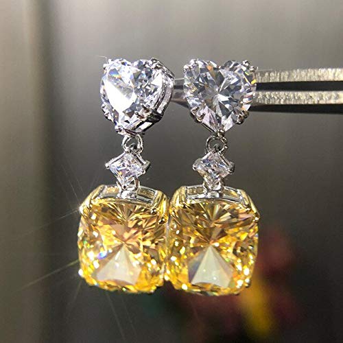 Boucles d'oreilles en Argent Citrine Wen pour sublimer vos soirées