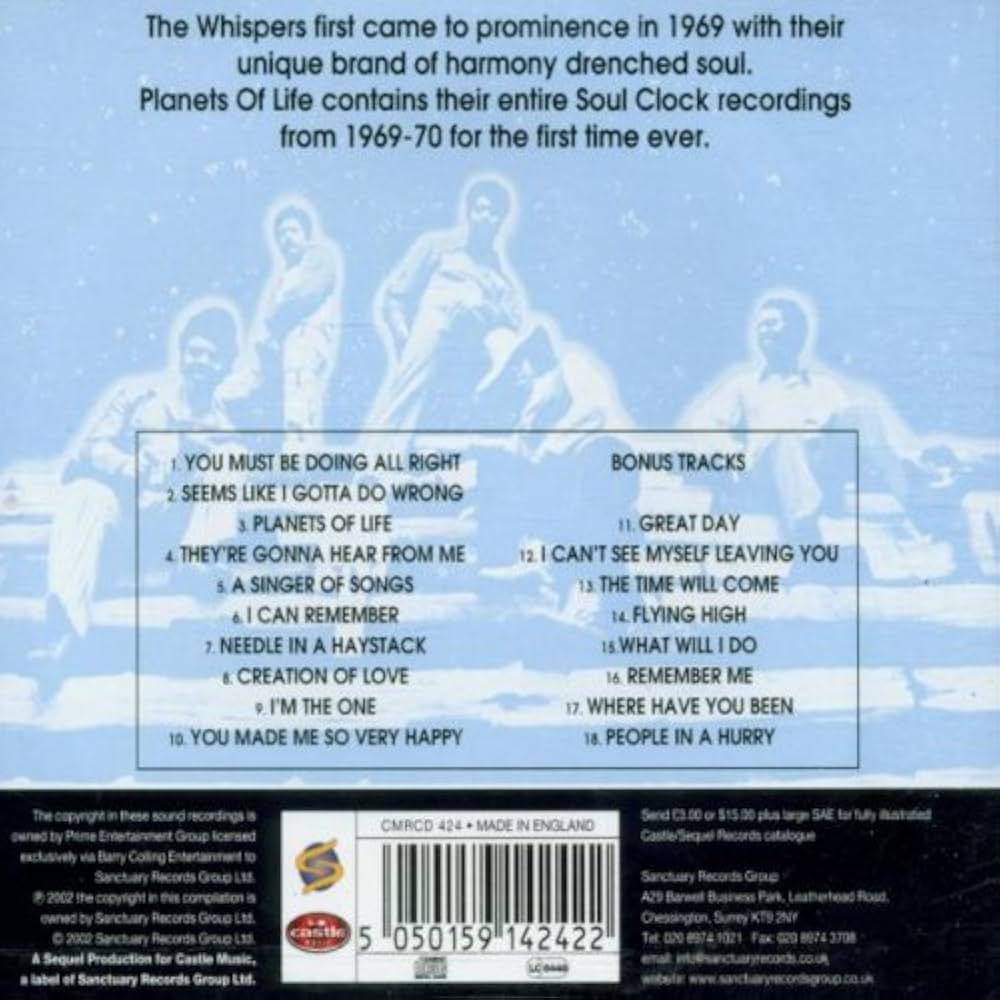 レア盤 LP THE WHISPERS PLANETS OF LIFE The Whispers – Planets Of Life | Releases | Discogs