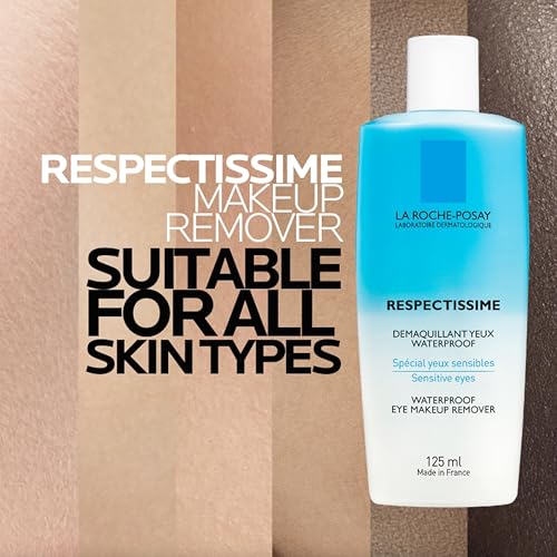 La Roche-Posay Respectissime Waterproof Eye Makeup Remover, Won't Irritate Sensitive Skin-Fragrance Free, 4.2 Fl Oz (Pack of 1) - Image 6