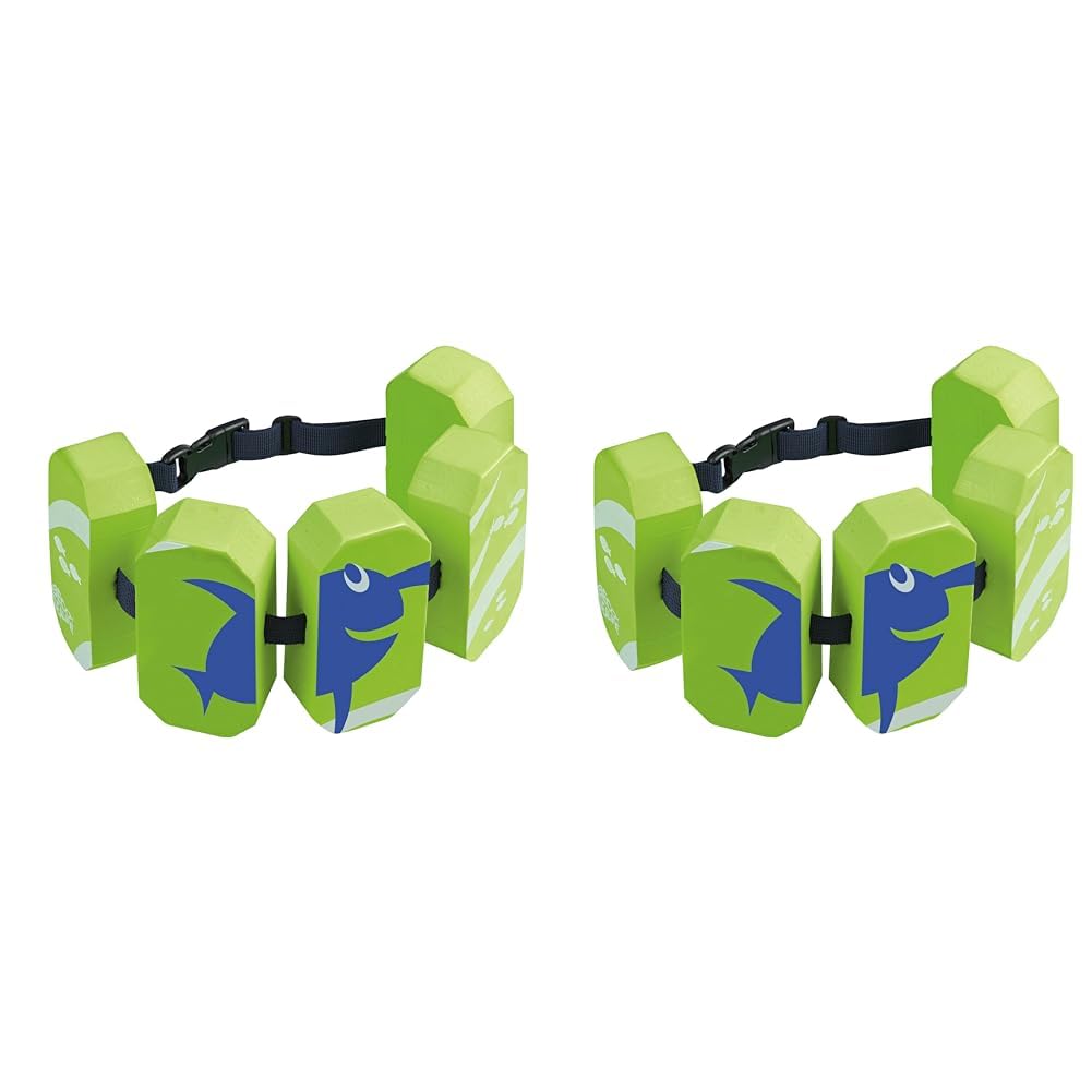 Beco 96071 8 - Schwimmgürtel Sealife, für 3-6 Jahre, 19-30 kg, grün (Packung mit 2)